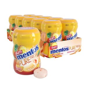 Mentos Pure Fresh Gum Nano Cup Tropical 10ct